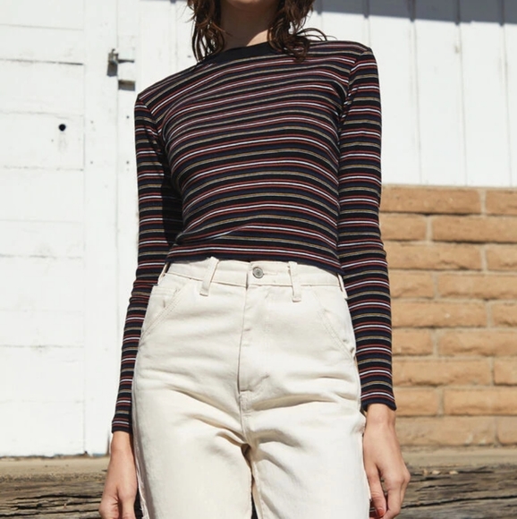 Brandy Melville Santa long sleeve top - Picture 1 of 4